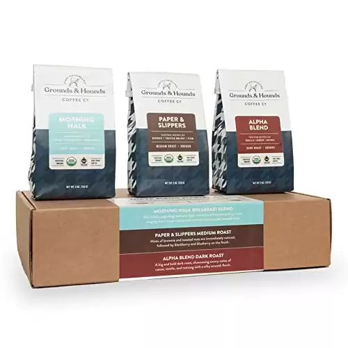 Grounds & Hounds Three Blend Coffee Variety Pack