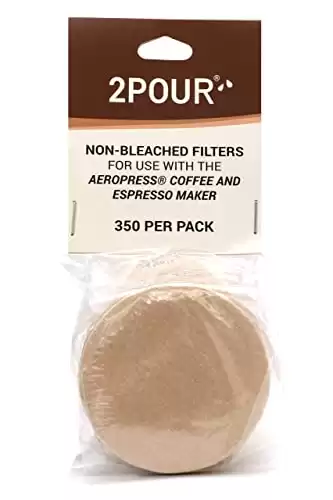 2Pour Reusable AeroPress Paper Filters - 350 Count