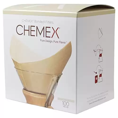 Chemex Natural Square Coffee Filters - 200 count
