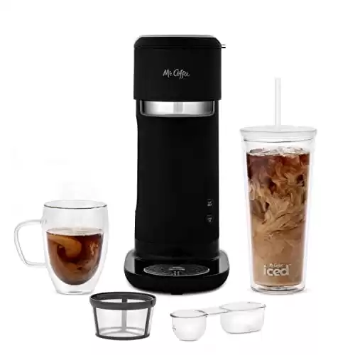 Mr. Coffee Iced and Hot Coffee Maker, Single Serve Machine