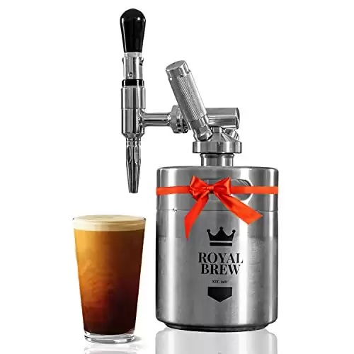 The Original Royal Brew Nitro Cold Brew Coffee Maker - Gift for Coffee Lovers