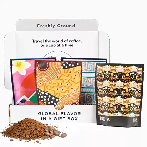 Atlas Coffee Club World of Coffee Sampler, 4-Pack Variety Box of the World’s Best Single Origin Coffees